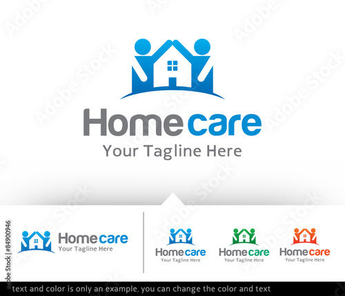 Home Care Logo Design Template Vector Stock Image And Royalty Home Care Logo Design Template Vector