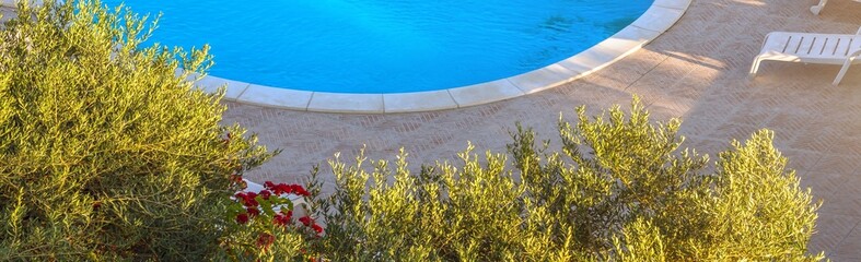 Pool in Sicily .