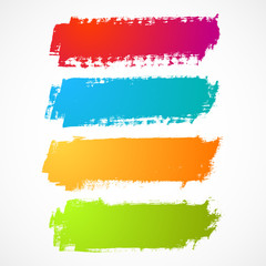 Summer Style Grunge Banners