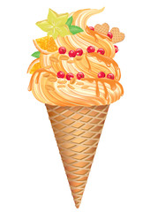 Caramel ice cream