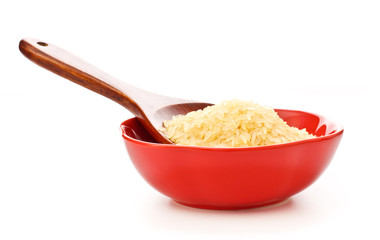 Bowl Of Raw Rice