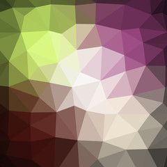 Fototapeta premium Polygon Geometric Background Trend Retro Grunge neon rainbow colored. Wallpaper, background, texture, fabric, web template. Wedding, Birthday, Party Invitation, Business, projects