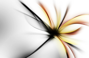Panele Szklane Podświetlane  Niesamowity abstrakcyjny wzór kwiatowy