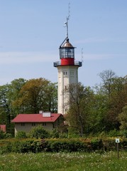 light-house on Rozewie cape near Gdansk