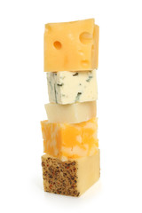 Various types of cheese
