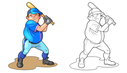 Naklejka premium ballplayer