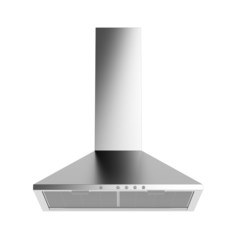 Silver cooker hood