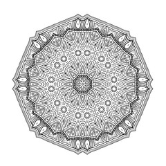 Mandala. Ethnic round ornament. Vector art