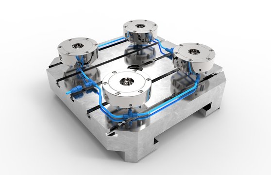 pneumatische Aufspannung