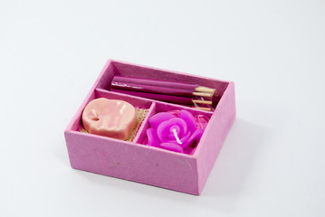 Set of aroma in spa for relax