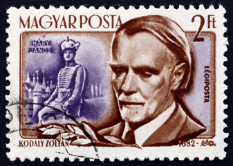 Postage stamp Hungary 1953 Zoltan Kodaly, Hungarian Composer