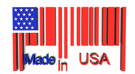 3D barcode made in USA