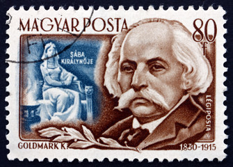 Postage stamp Hungary 1953 Karl Goldmark, Hungarian Composer