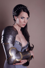 Warrior woman. Fantasy fashion idea.