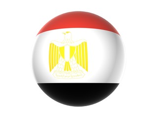 Obraz premium 3D flag of Egypt