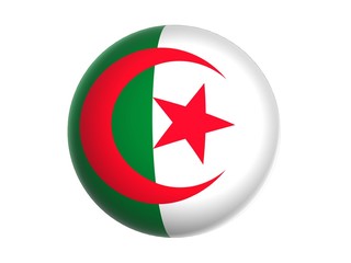 3D flag of Algeria