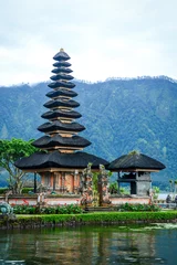 Fotobehang Pura Ulun Danu Bratan at Bali, Indonesia © zephyr_p