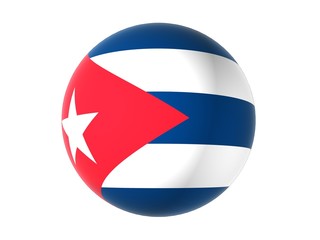 3D flag of Cuba
