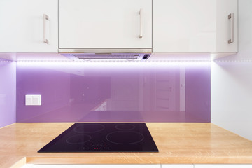 kitchen with induction hob
