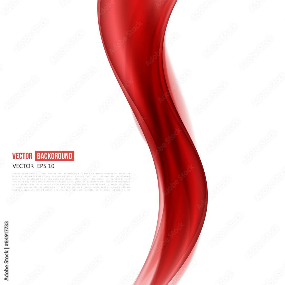 Wall mural vector abstract background design wavy.