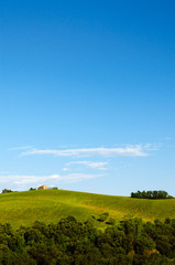 Casa solitaria sulla collina