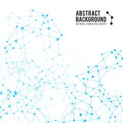 Abstract background network connect concept - vector illustratio