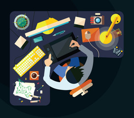 Different professions. Bussiness