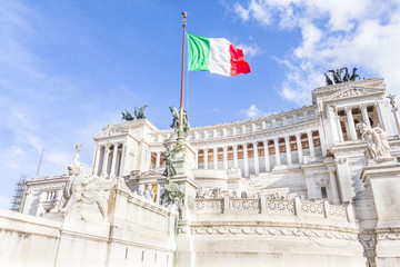 Monument of Victor Emmanuel, Rome, Italy