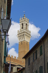 Fototapeta na wymiar campanile di siena 2