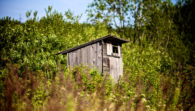 Old Outhouse Waiting For You