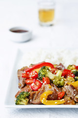 pepper broccoli beef stir fry