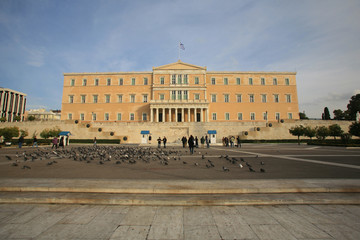 Grecia,Atene,palazzo del Parlamento.
