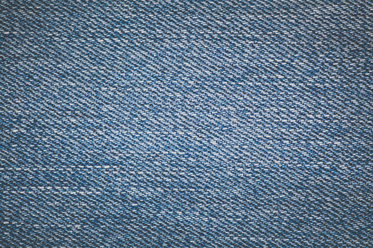 Blue denim jean texture and seamless background