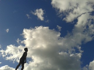 Sky and boy