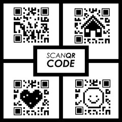 Fototapeta premium Scan QR Code design