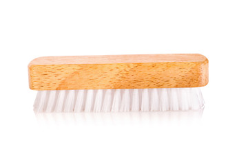 clothes brush on a white background