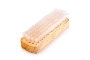 clothes brush on a white background