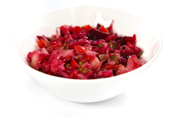 Russian beet winter salad