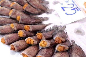 Fresh fish in the market