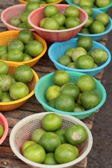 fresh lemon in the market