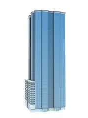 single skyscraper