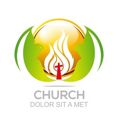 Logo Fire Rescue Church Christ Savior Of My Soul