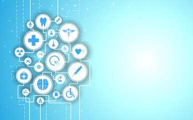 vector medical health care vision concept background © pixtumz88