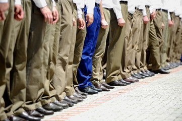 Fototapeta premium Military uniform detail