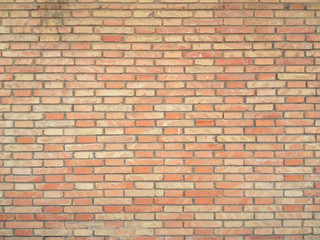 Brick old wall texture for background