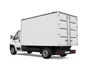 Delivery Van Isolated
