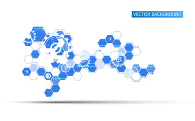 vector abstract technology concept background
