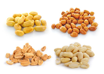 peanuts  isolated on white background