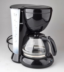 a machine for brewing coffee