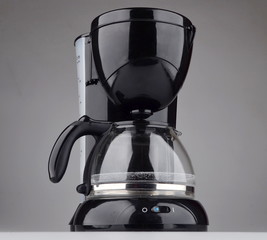 a machine for brewing coffee